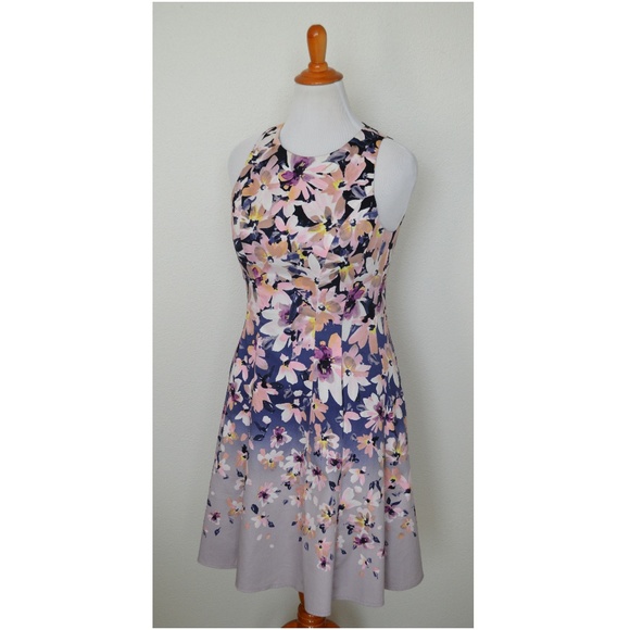 maggy london fit and flare dress